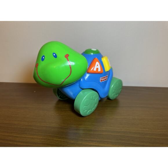 Fisher Price Mattel 2002 Shapes Rolling Turtle - Picture 2 of 6